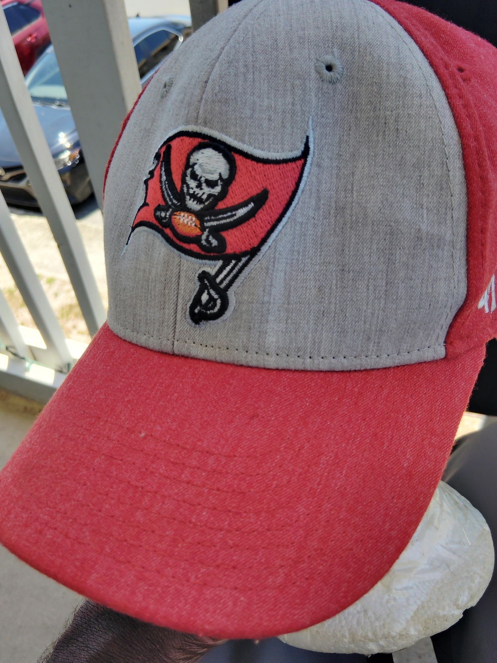 NFL Red and Black Team Cap with Official Hologram